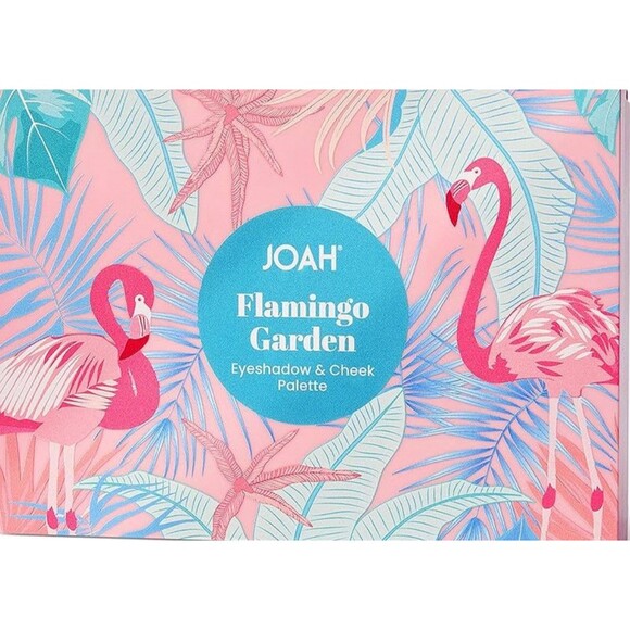 JOAH Beauty Flamingo Garden Cheek and Eyeshadow Pallet,High Pigment NIB,MSRP $22 - Picture 1 of 6